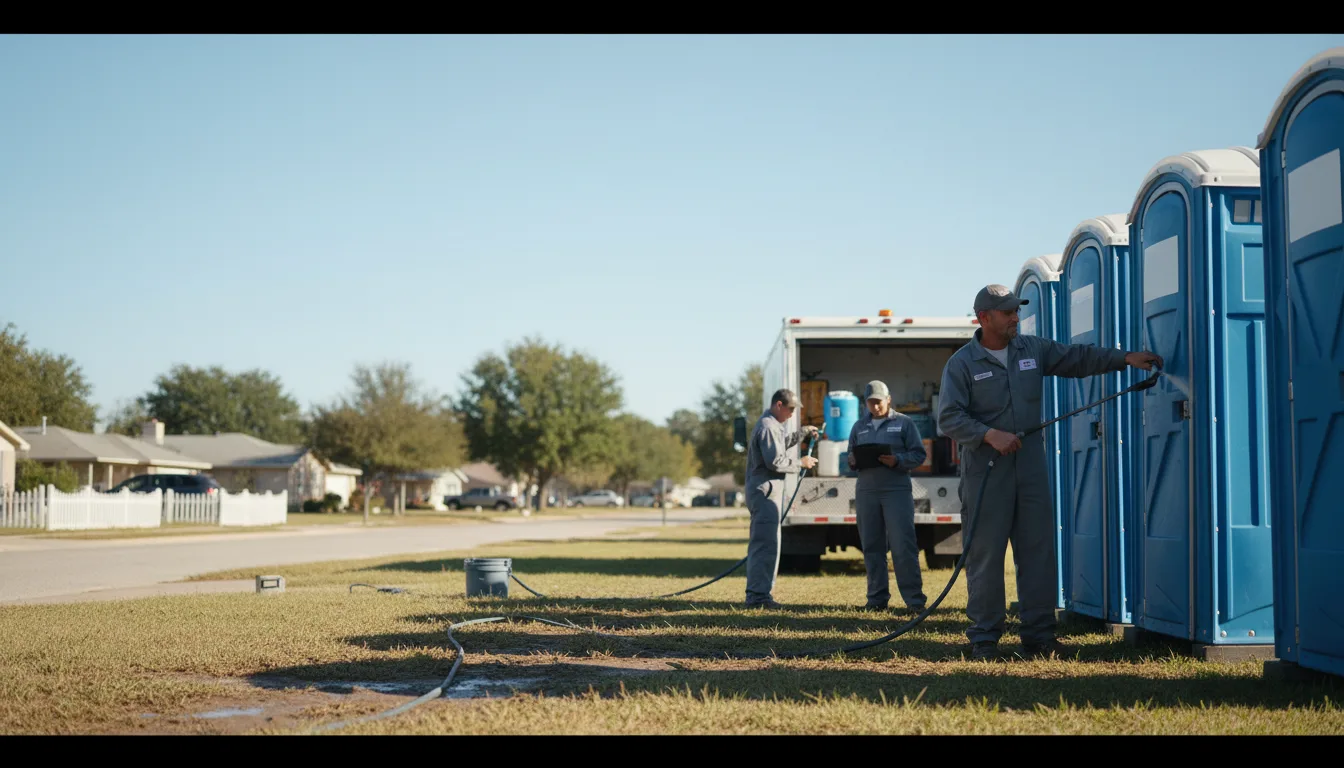 Long-Term Portable Toilet Rental in New Deal, TX near me